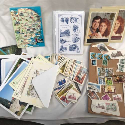 Stamps Postcards and more