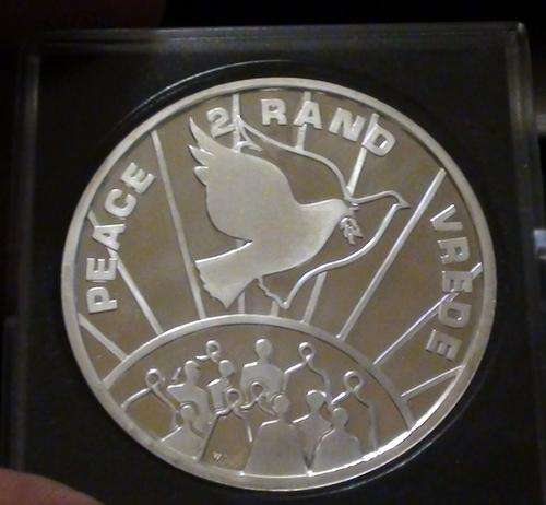 1993 SA Silver R2 Proof Peace_Mintage 4 800