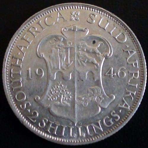 !!! 1946 Two Shilling EF+ To AU Scarce only 14480 minted !!!