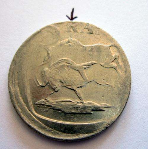 !!! Mint Error ** 1994 South Africa Double Strike/Rotated Die Error R5 !!!