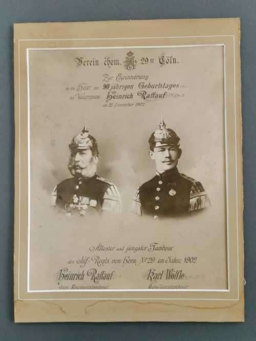 Prussian WW1 officers medal group including portraits
