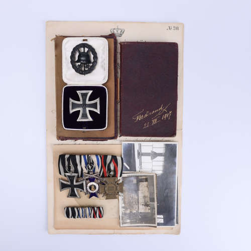 WW1 Lieutenant Iron Cross Medal Grouping