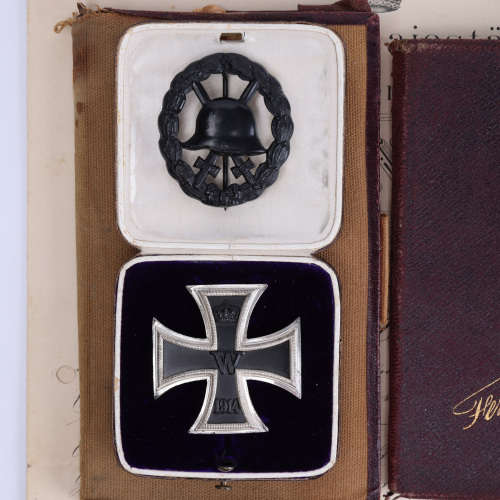 WW1 Lieutenant Iron Cross Medal Grouping