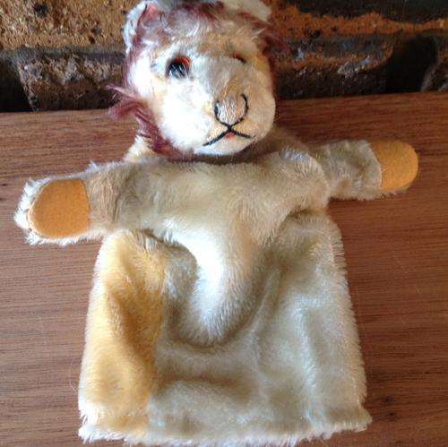 Vintage Lion hand puppet