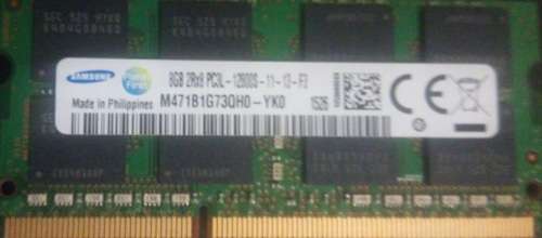 SAMSUNG 8GB RAM - DDR3L SODIMM 1600