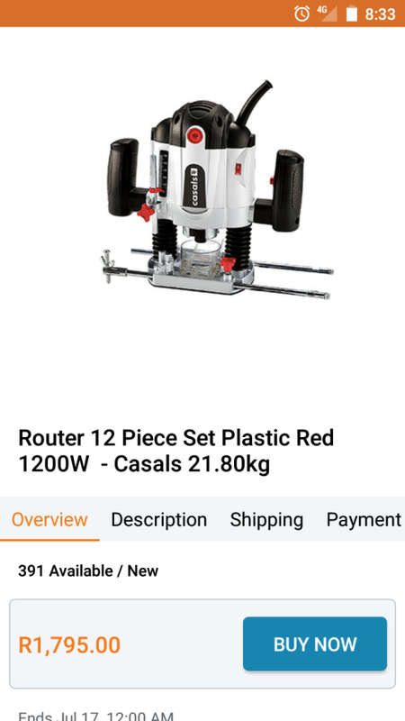 CASALS ROUTER 1200W  12 pc