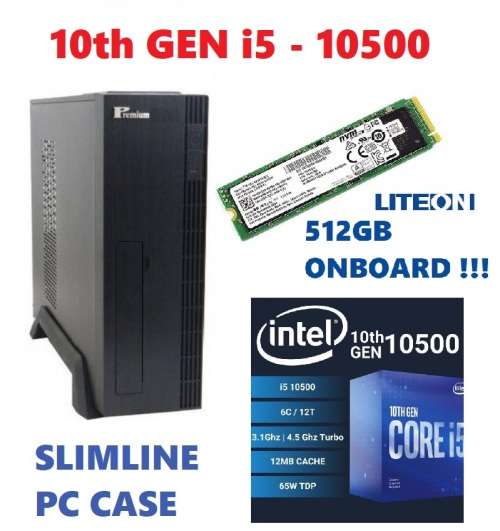 ! BLAZING 10th GEN HEX-CORE 4.5 GHz SLIMTOWER !