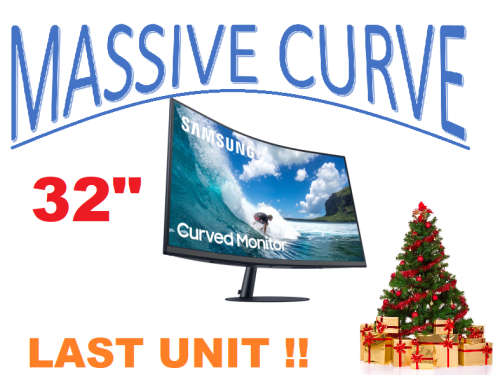 ! LAST UNIT - SAMSUNG 32` CURVE GAMING MONITOR!!