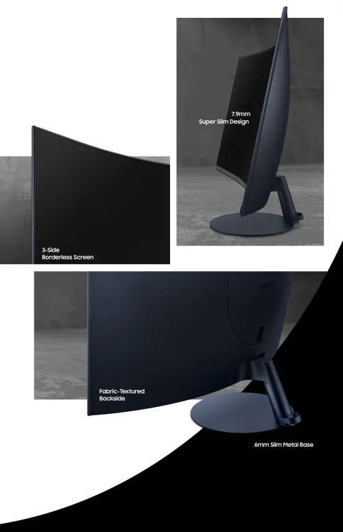 ! SAMSUNG 27` LC27T550 CURVED GAMING MONITOR!!