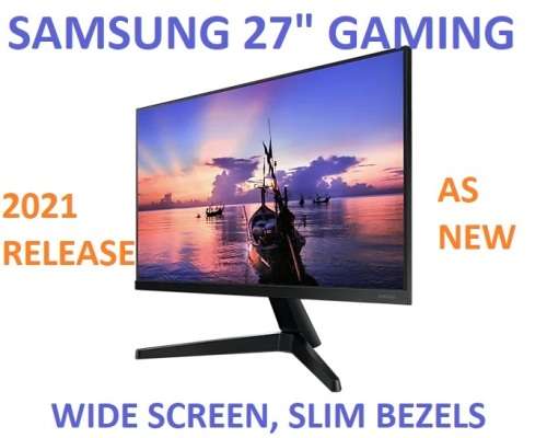 !! MASSIVE SAMSUNG 27`inch (2021-AS NEW) 1080p FHD IPS PANEL T35F MONITOR !!