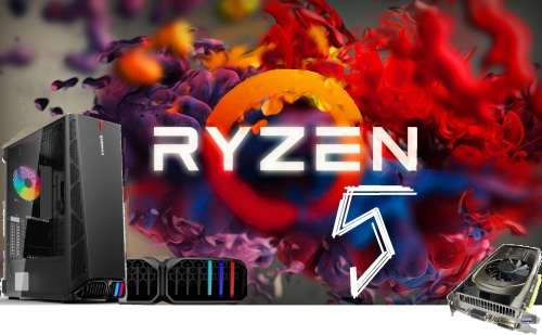 !! AMD RYZEN 5 : 6-CORE, 12-THREADED GAMING PC !!