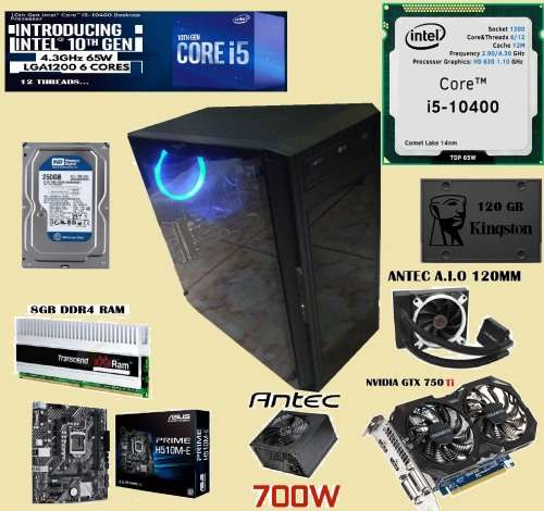 !! INTEL i5 10GEN 6-CORE, 12-THREADED GAMING PC !!