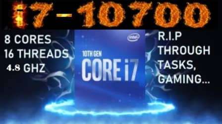 ! INTEL CORE i7-10700 !