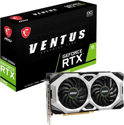!! 12GB DDR6 RTX 2060 VENTUS !! OC GPU R12,000 - AS NEW!!