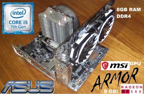 ! MASSIVE GAMING UPGRADE 8GB GPU, 7GEN INTEL, ASUS, MSI !!