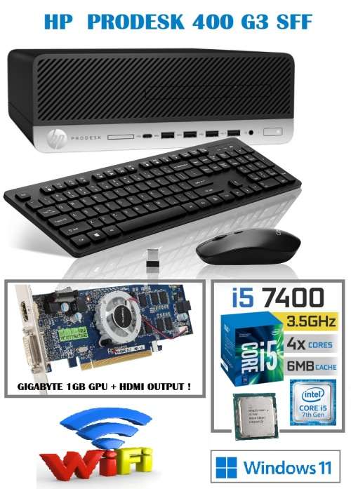 ! i5-7th GEN HP PRODESK 400 G3 SFF OFFICE SOLUTIONS !!