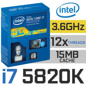 !! INTEL HEX CORE - i7-5820k CPU