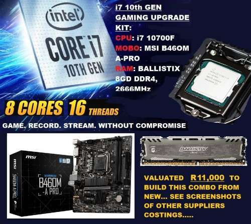 !! MASSIVE i7 10th GEN UPGRADE COMBO KIT,  BEASTLY & POWERFUL UNIT !!