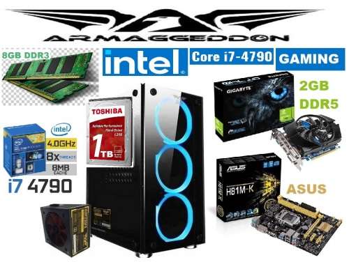 !! INTEL i7-4790 GAMING, 4GHZ + GPU !!