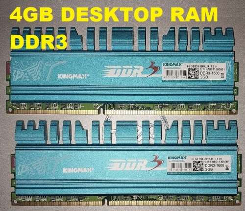 !! DESKTOP RAM 4GB DDR3 1600 MHZ !!