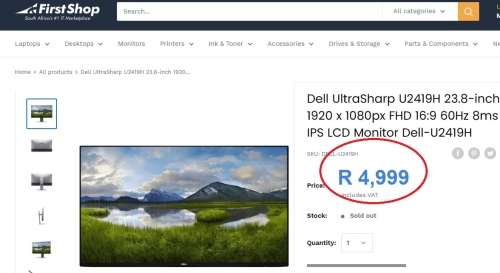 !! DELL 24 inch FHD, IPS GAMING / OFFICE MONITOR + DESK MOUNT STAND !!