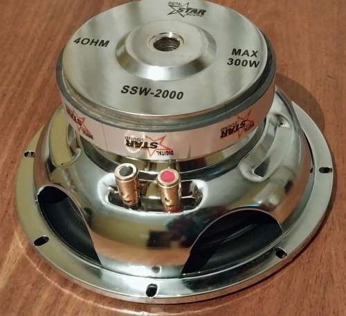 !! 300W DIGITAL STARSOUND - RARE 8-INCH CAR SUBWOOFERS !!
