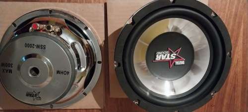 !! 300W DIGITAL STARSOUND - RARE 8-INCH CAR SUBWOOFERS !!