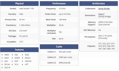 !! INTEL GAMING PC - i7 2700K + GPU !!