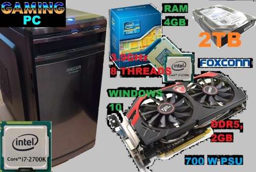 !! INTEL GAMING PC - i7 2700K + GPU !!