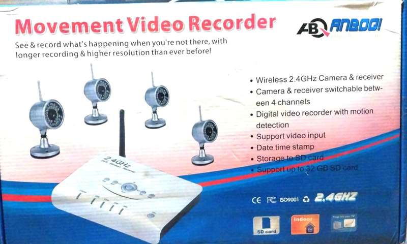 !! SURVEILLANCE WIRELESS MOTION CAMERA SET !!