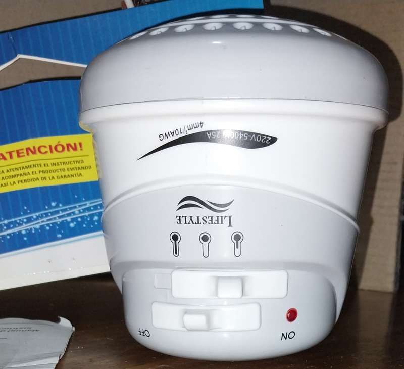 !! 5,400 W INSTANT WATER HEATER SHOWER HEAD !!