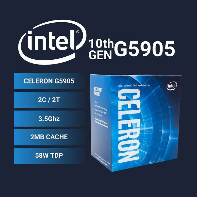 !! 10th GEN 3.5GHz INTEL G5905 CPU, SOCKET 1200 !!