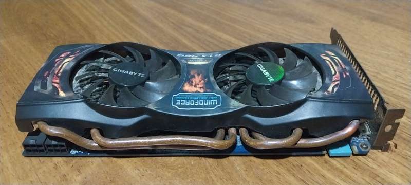 !! GIGABYTE GV-N460 1GB OVERCLOCK EDITION GPU - PARTS OR REPAIR !!