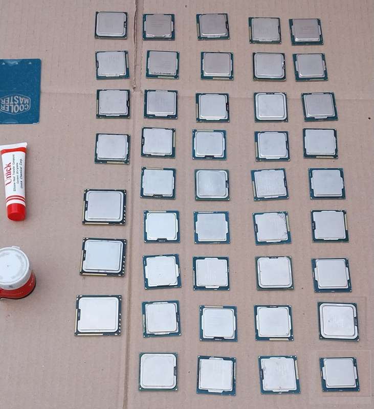 43 X CPU`s - Sold as a LOT