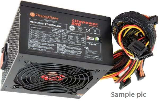 CORSAIR Mini ITX Gaming Case + 350w Thermaltake PSU