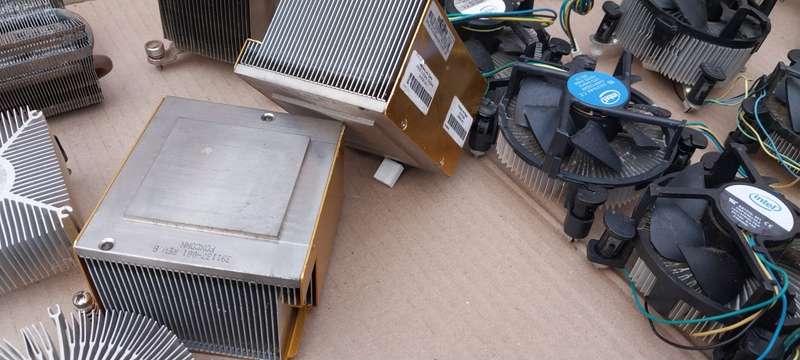 Lot Of PC CPU Fan Coolers & Aluminium Heatsinks