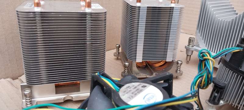 Lot Of PC CPU Fan Coolers & Aluminium Heatsinks
