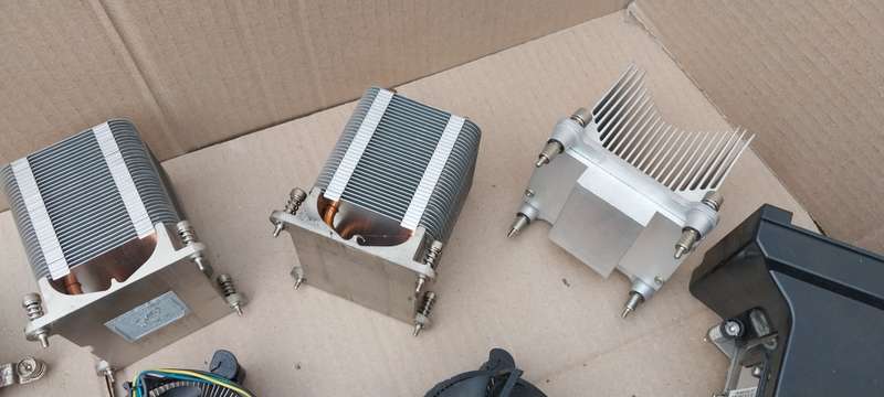 Lot Of PC CPU Fan Coolers & Aluminium Heatsinks