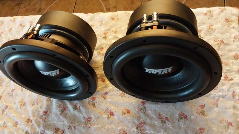 TARGA STREETS 8 Inch DVC 4000W Peak Power (1000W RMS) SUBWOOFERS
