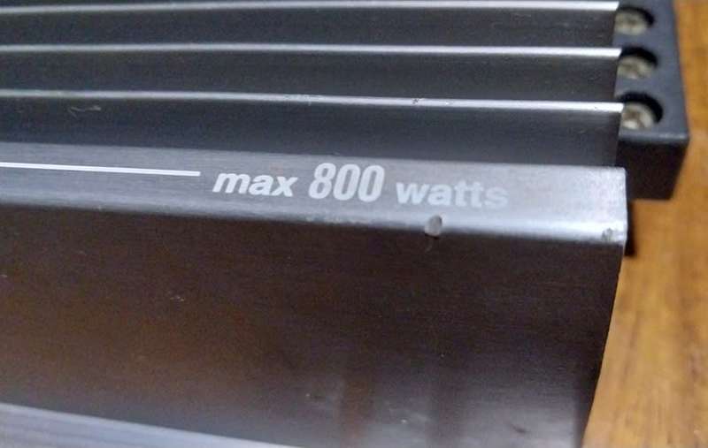 800W ICE POWER AMP +12` 600W WHARFEDALE SUBWOOFER CAR AUDIO