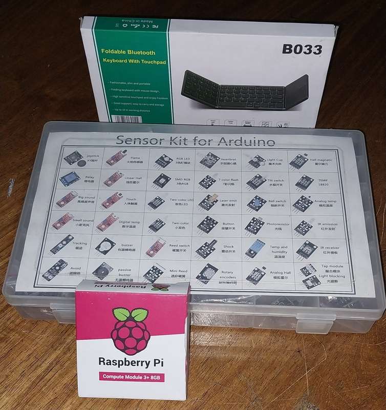 R3.5K Value - RASPBERRY PI COMPUTE + ARDUINO 37-SENSOR KIT + WIRELESS MINI KEYBOARD
