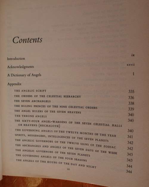 A Dictionery of Angels by Gustav Davidson
