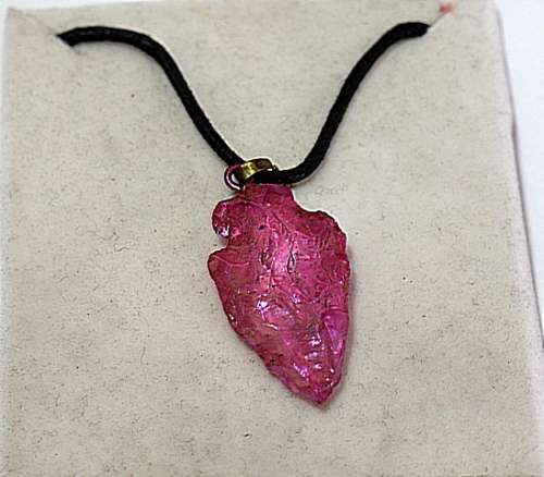 Quartz Arrow Head Pendant Necklace