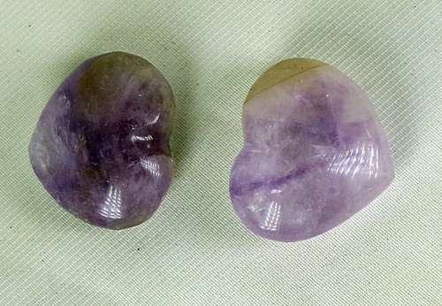 Amethyst Puffy Heart