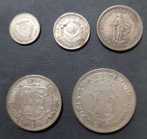 5X SILVER UNION OF SOUTH AFRICAN COIN