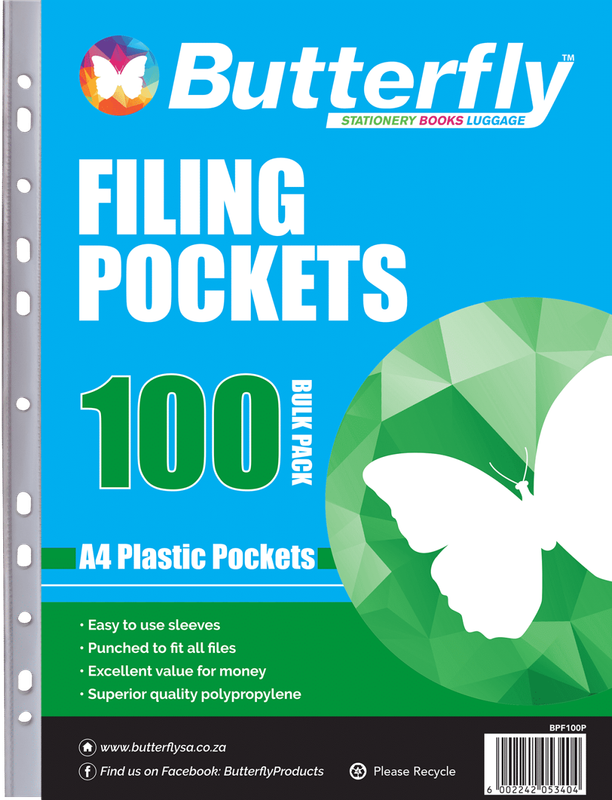 Butterfly Filing Pockets 100s