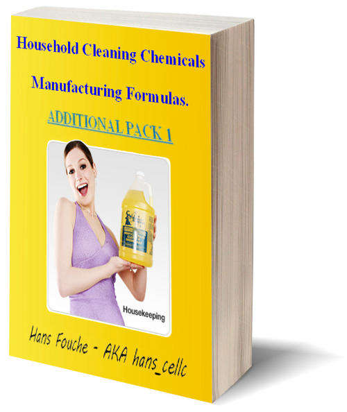 Business Opportunity - Manufacture Household Chemicals - Additional Pack 1