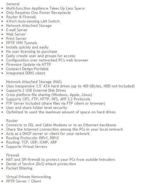 Intellinet Network Attached Storage Soho Server
