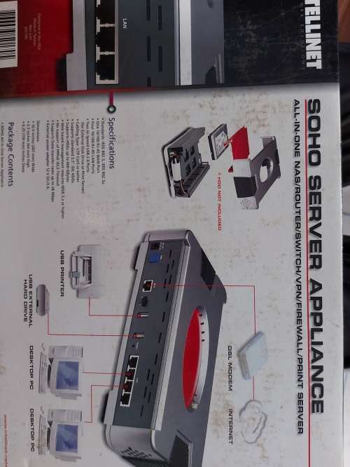 Intellinet Network Attached Storage Soho Server