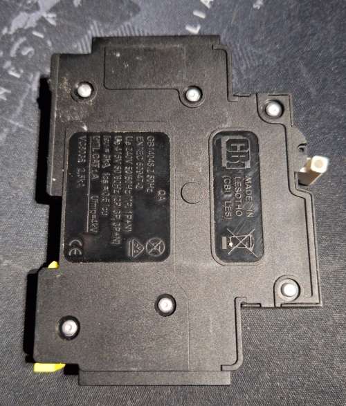 CBI 10A SAMITE CIRCUIT BREAKER S/POLE